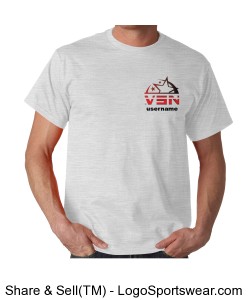 VSN "your name" Gildan Cotton Adult T-shirt Design Zoom