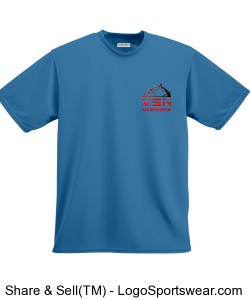 Short sleeve Moisture Wicking T-shirt Design Zoom